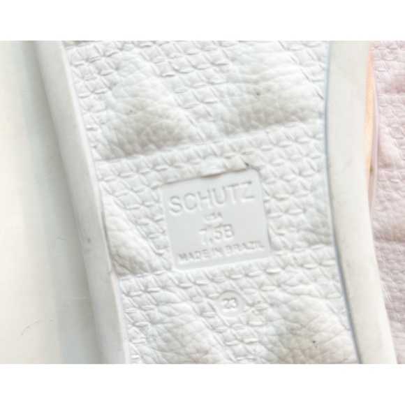 SCHUTZ Ofelia Tie-Dye Leather Sneakers Casual Size 7.5 - Picture 9 of 10